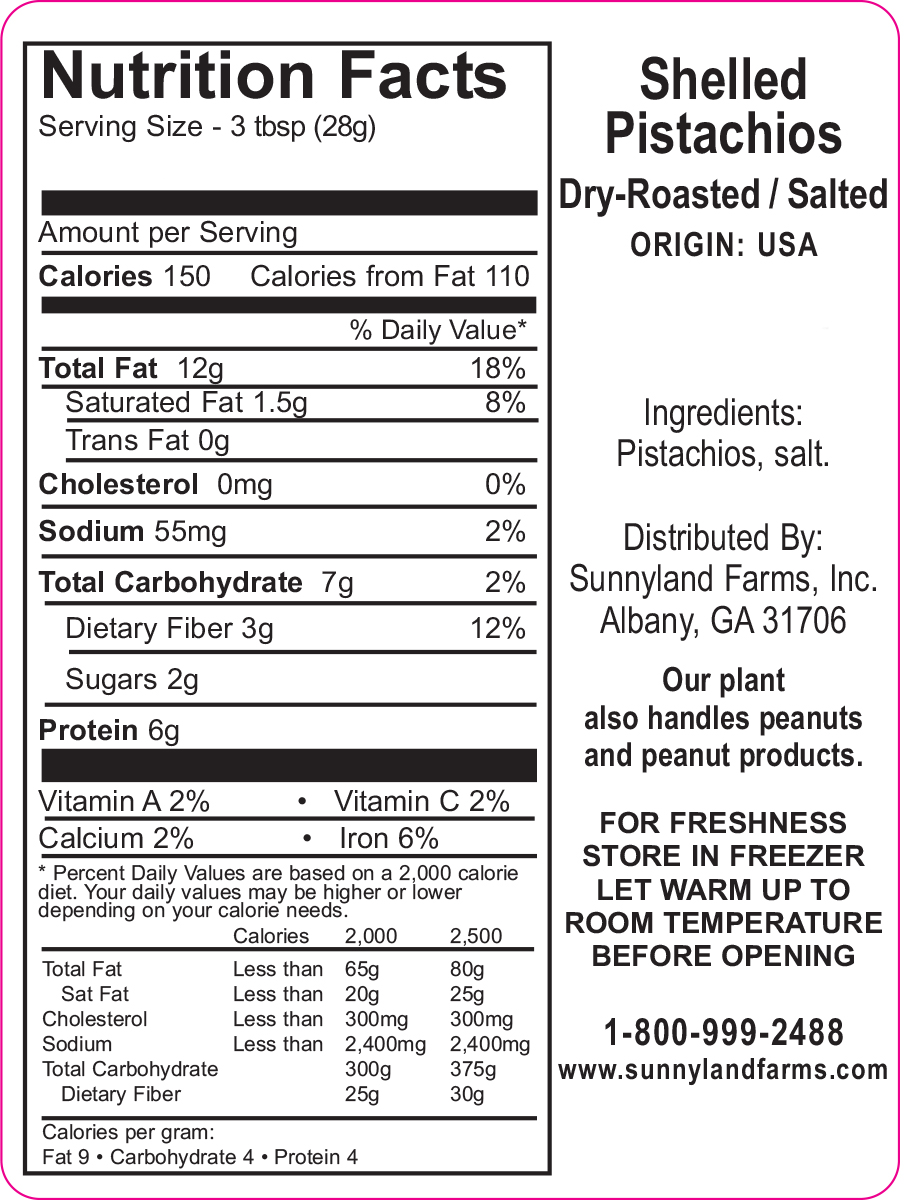 Pistachio Nutrition Facts Chart Besto Blog