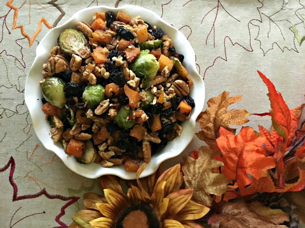 Holiday Side Dishes - Brussels Sprout Butternut Squash