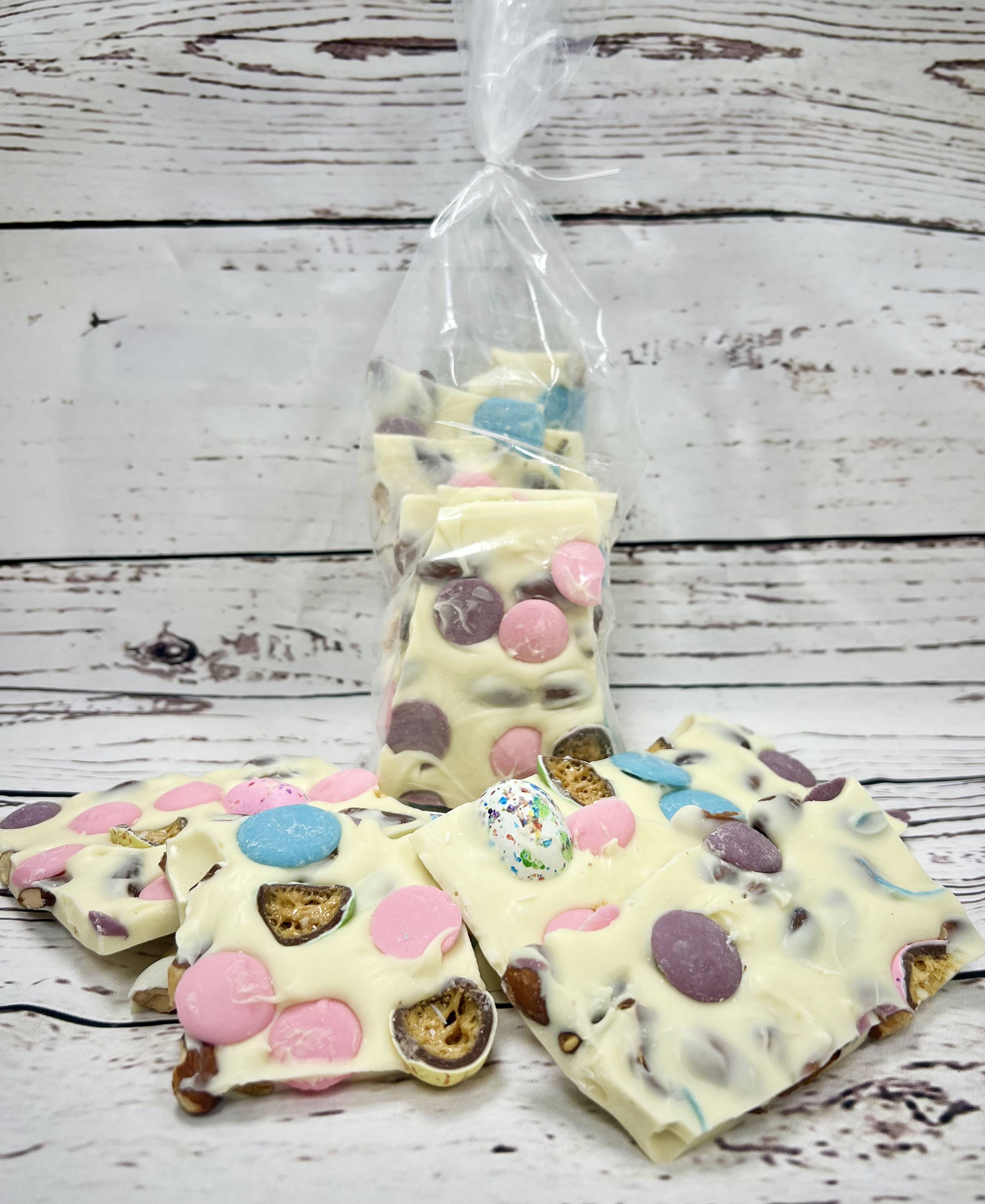 1 lb bag of easter-white-chocolate-almond-bark